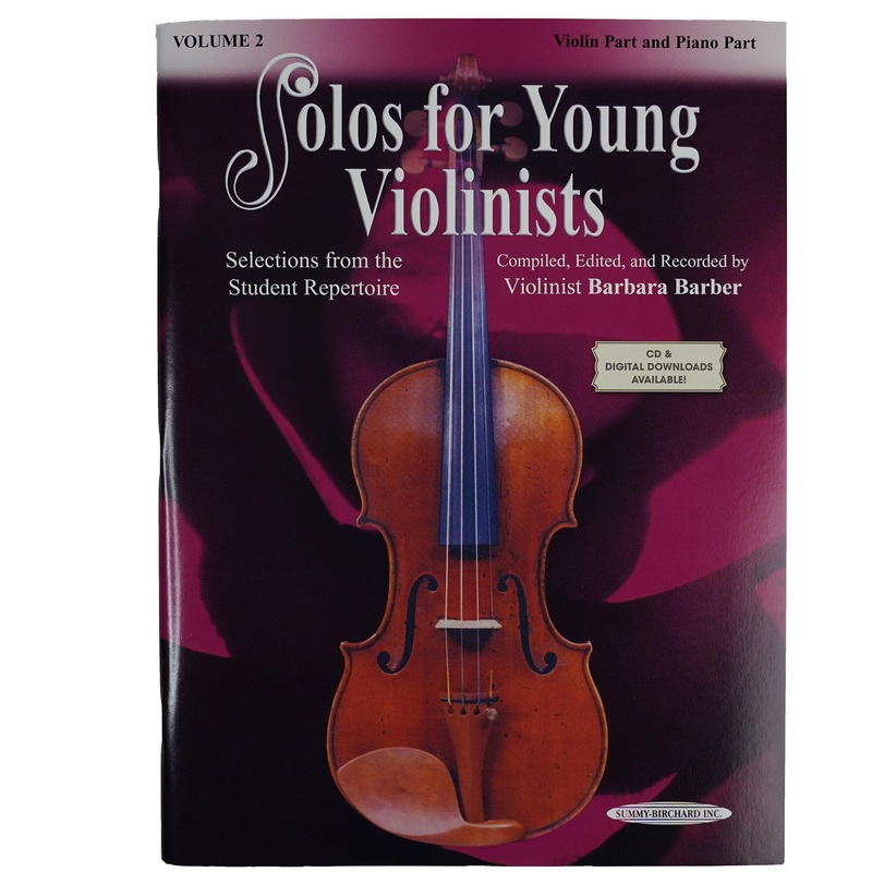 Solos for Young Violinists Volume 2 for Violin and Piano by Barbara Barber – Summy-Birchard Publication