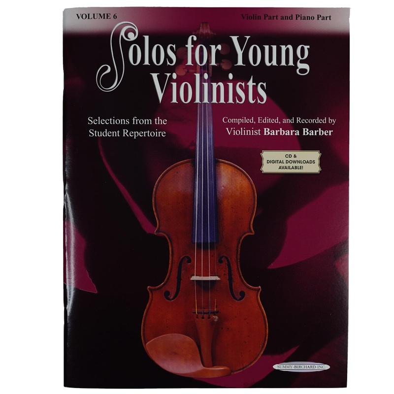 Solos for Young Violinists Volume 6 for Violin and Piano by Barbara Barber – Summy-Birchard Publication