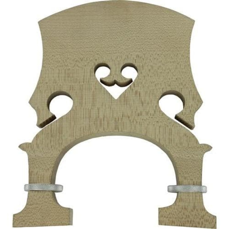 Toenniges Adjustable Height Double Bass Bridge – 3/4 Size