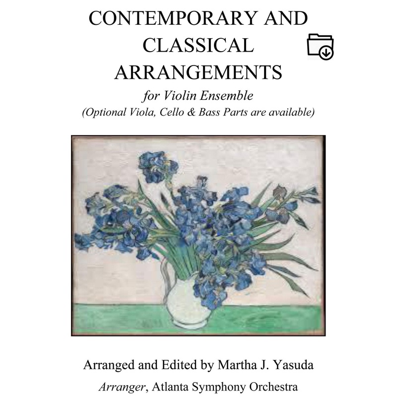 Yasuda – Contemporary & Classical Arr. for Violin Ensemble (Accomp ONLY) – Dig. Download