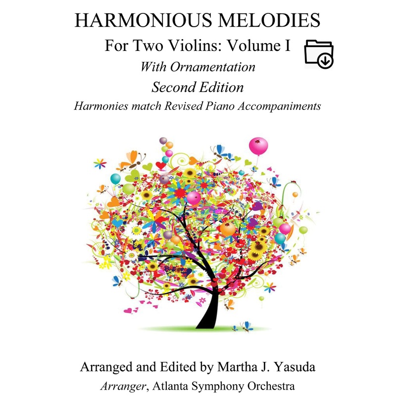 Yasuda – Harmonious Melodies For Violin, Volume I, 2nd Ed.  – Dig. Download