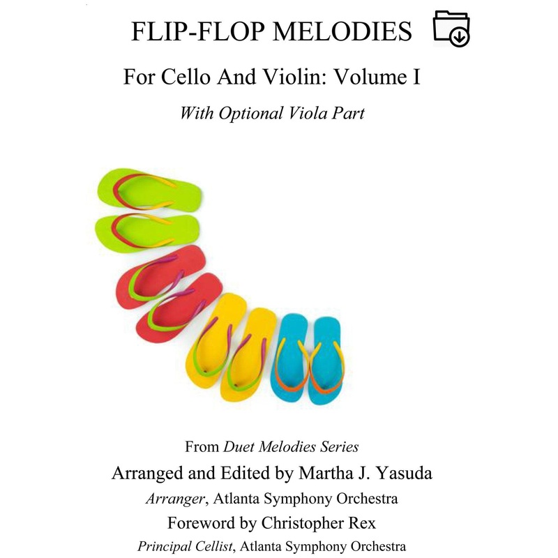 Yasuda, Martha – Flip-Flop Melodies For Cello and Violin, Volume I, 2nd Edition – Digital Download