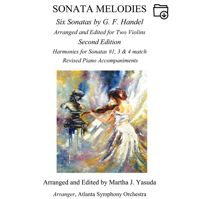Yasuda, Martha – Sonata Melodies For Two Violins, 2nd Edition – Digital Download