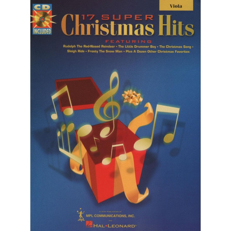17 Super Christmas Hits – Viola – Book/CD set – Hal Leonard Edition