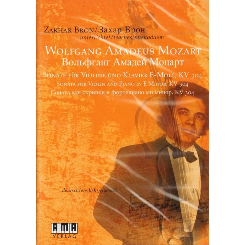 Zakhar Bron Master Class Mozart Sonata E minor