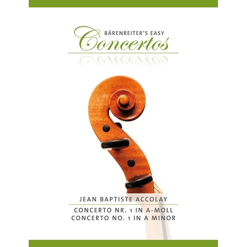 Accolay, Jean-Baptiste – Concerto No 1 in A Minor – Violin and Piano – Brenreiter