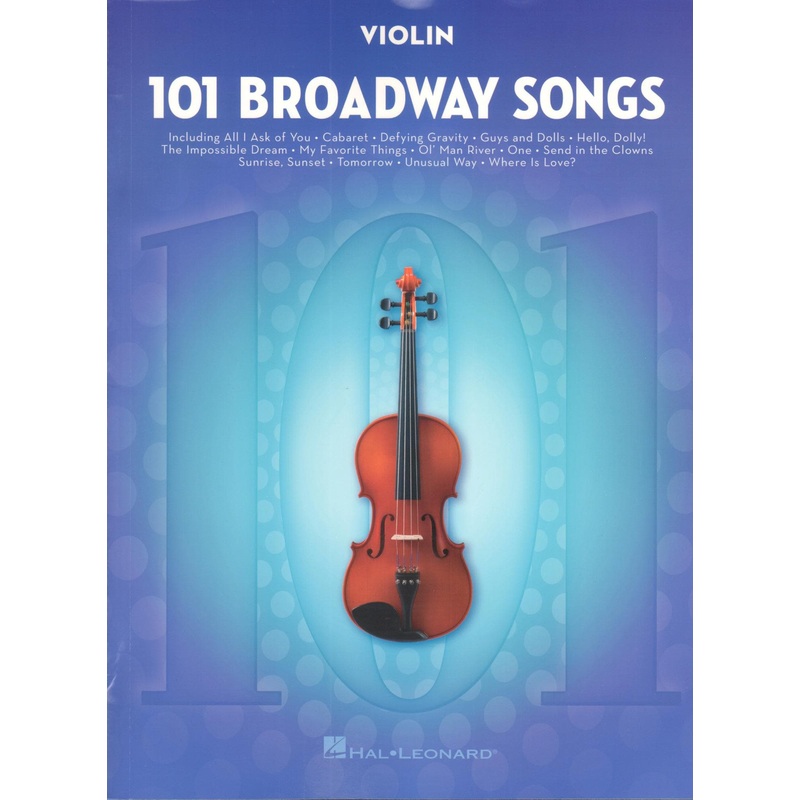 101 Broadway Songs for Violin