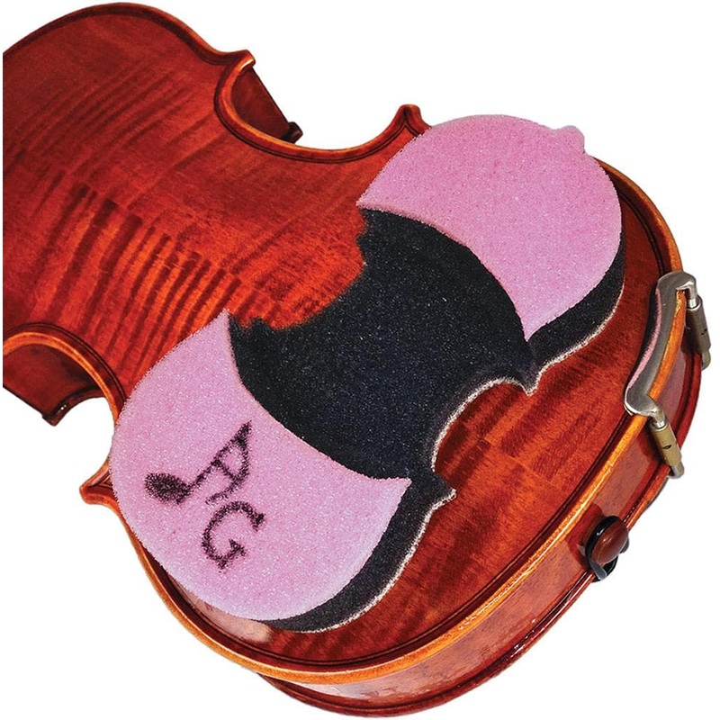 AcoustaGrip Protg Shoulder Rest – for Violin or Viola – fits 1/2-1/10 Violin or Small Viola – Pink