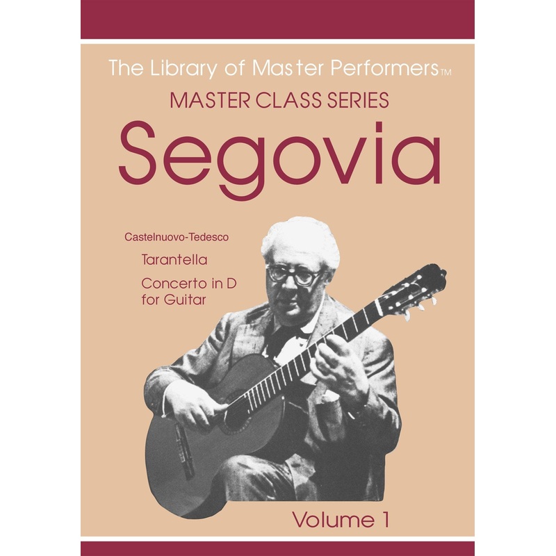 Andres Segovia – Master Class Series – Volume 1- DVD