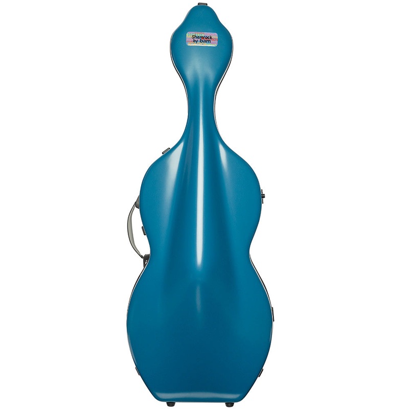 BAM Shamrock Hightech Cello Case Blue without Wheels