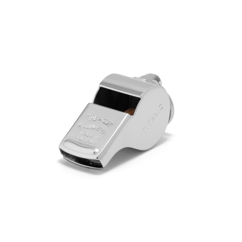 Acme Titanic brass thunderer whistle – Nickel plated