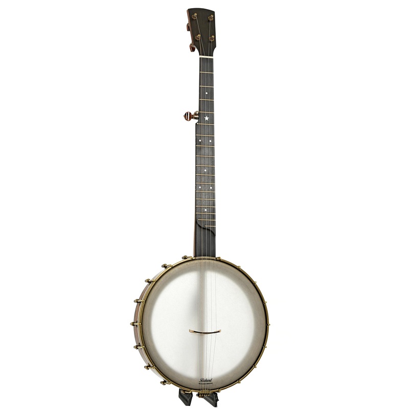 Rickard 12 Walnut Dobson Openback Banjo & Case with Cyclone Tuners