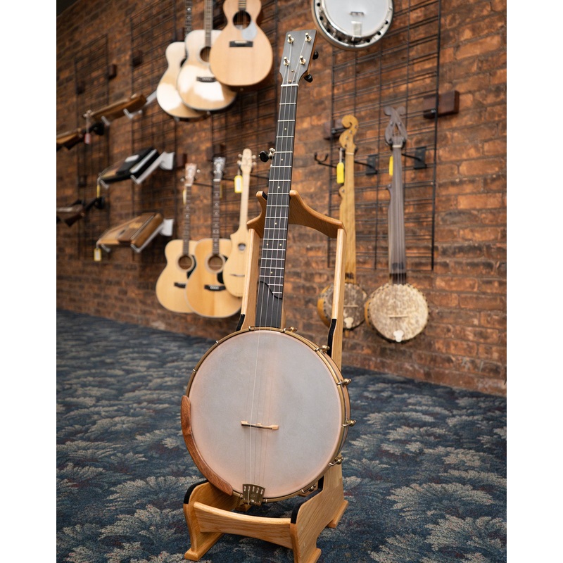 Ome Tupelo Openback Banjo & Case, 12 Rim, Cherry