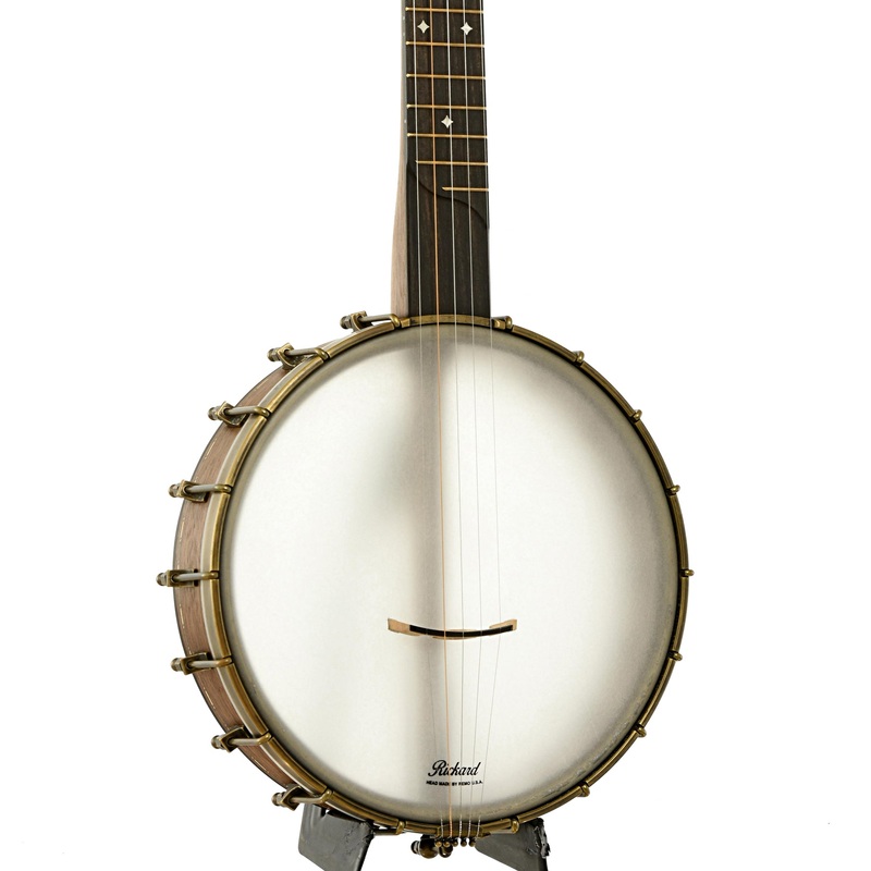Rickard Little Wonder Walnut Custom Open Back Banjo (c.2023)