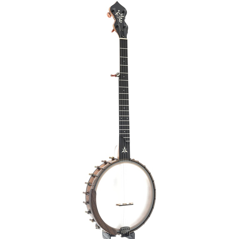 Ome Flora 11 Openback Banjo & Case, Curly Maple