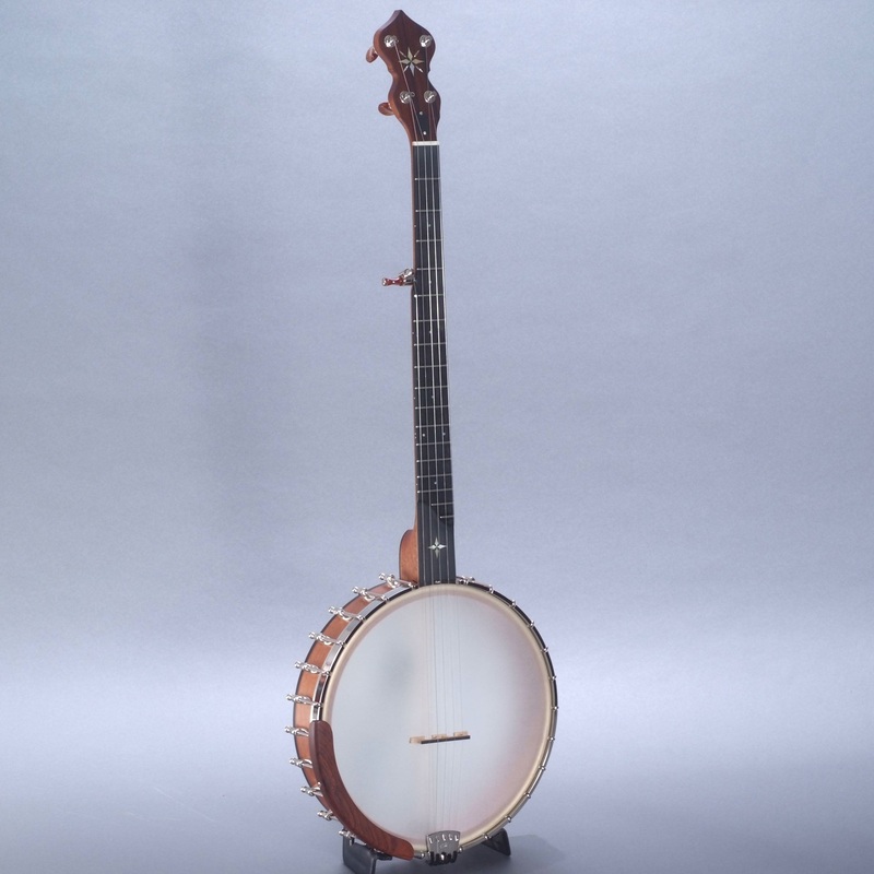 Ome Alpha 12 Openback Banjo & Case, Mahogany