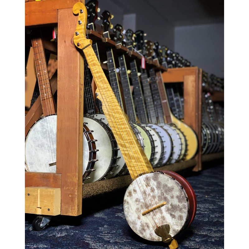 Menzies Short Scale Fretless Tackhead Banjo, #399