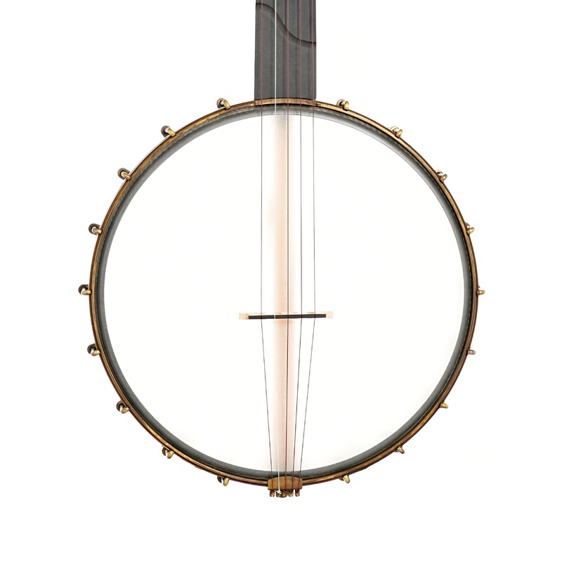 Kevin Enoch Fretless 12 Tradesman Banjo & Gigbag, Antiqued Hardware, Nylgut Strings