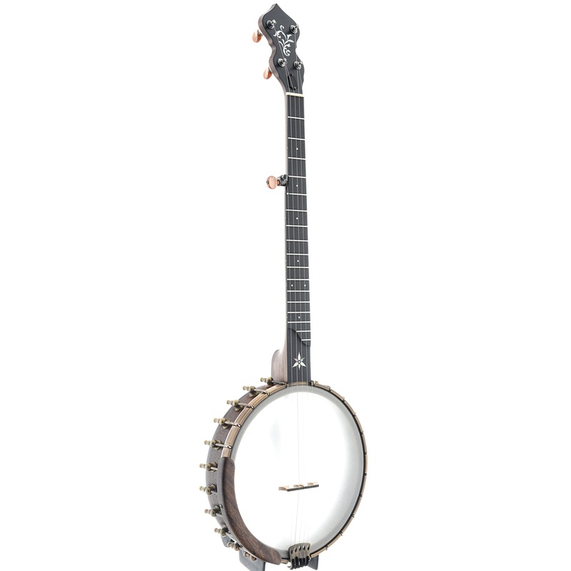 Ome Flora 11 Openback Banjo & Case, Walnut