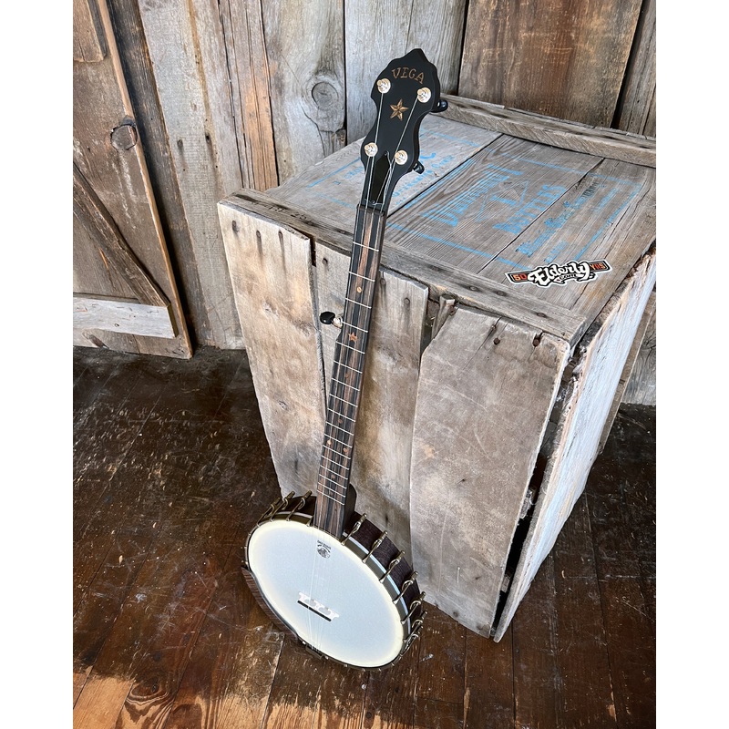 Deering Vega Vintage Star 12 Openback Banjo & Case, Maple
