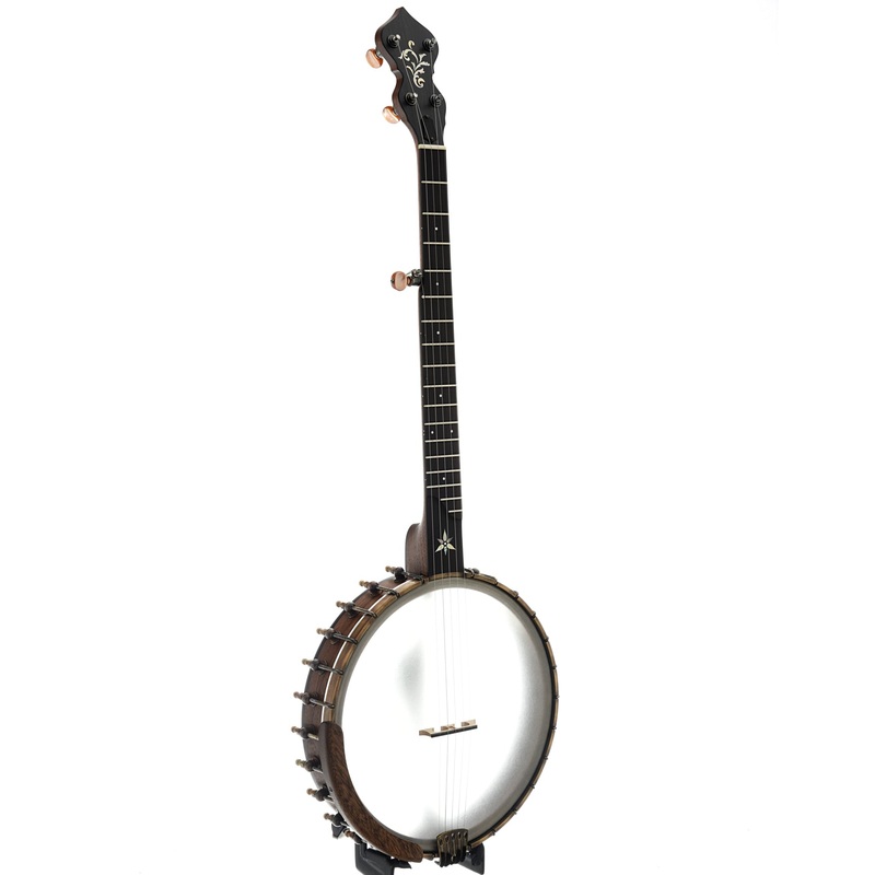 Ome Flora 12 Openback Banjo & Case, Walnut