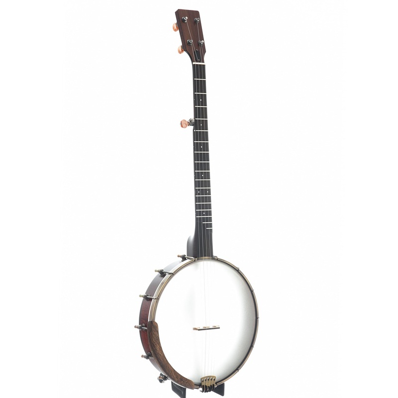 Ome Tupelo 12 Openback Banjo & Case, Curly Maple