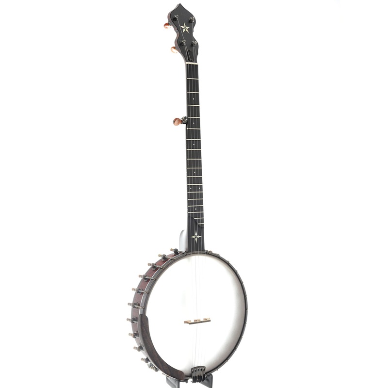 Ome Wizard 12 Openback Banjo & Case, Curly Maple