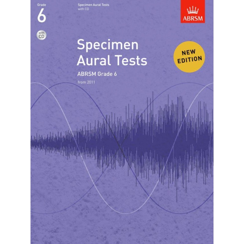 ABRSM Specimen Aural Tests Grade 6 (with CD)