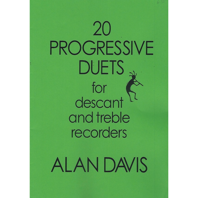Alan Davis: 20 Progressive Duets for Descant and Treble Recorders