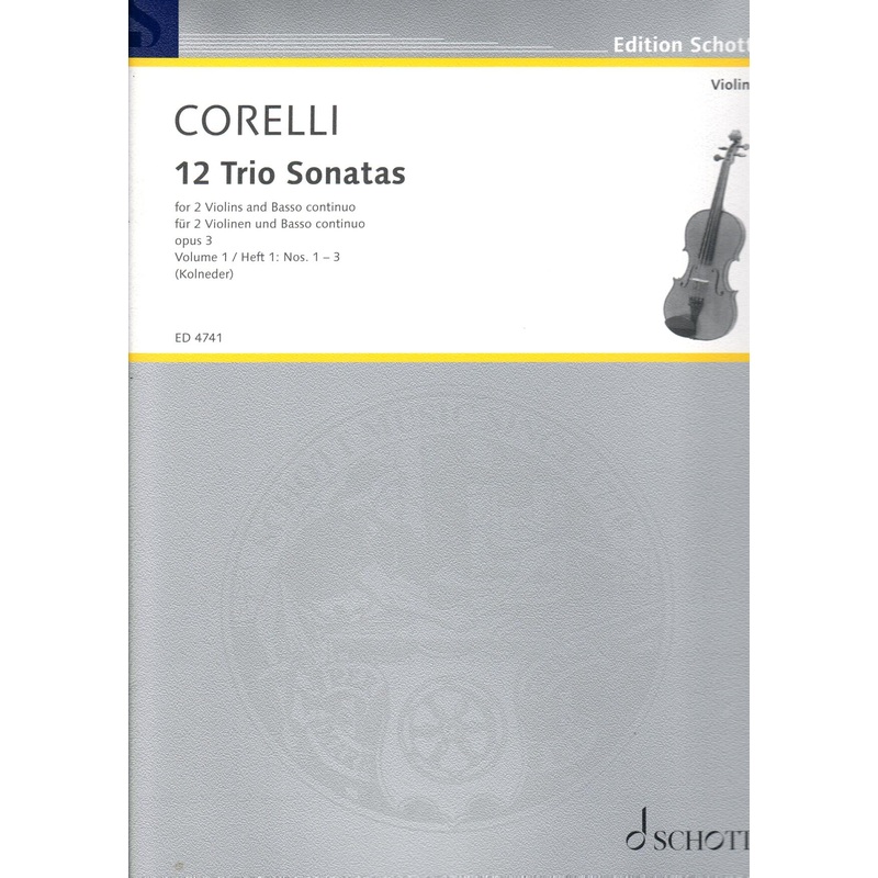 12 Trio Sonatas: Corelli, Vol.1