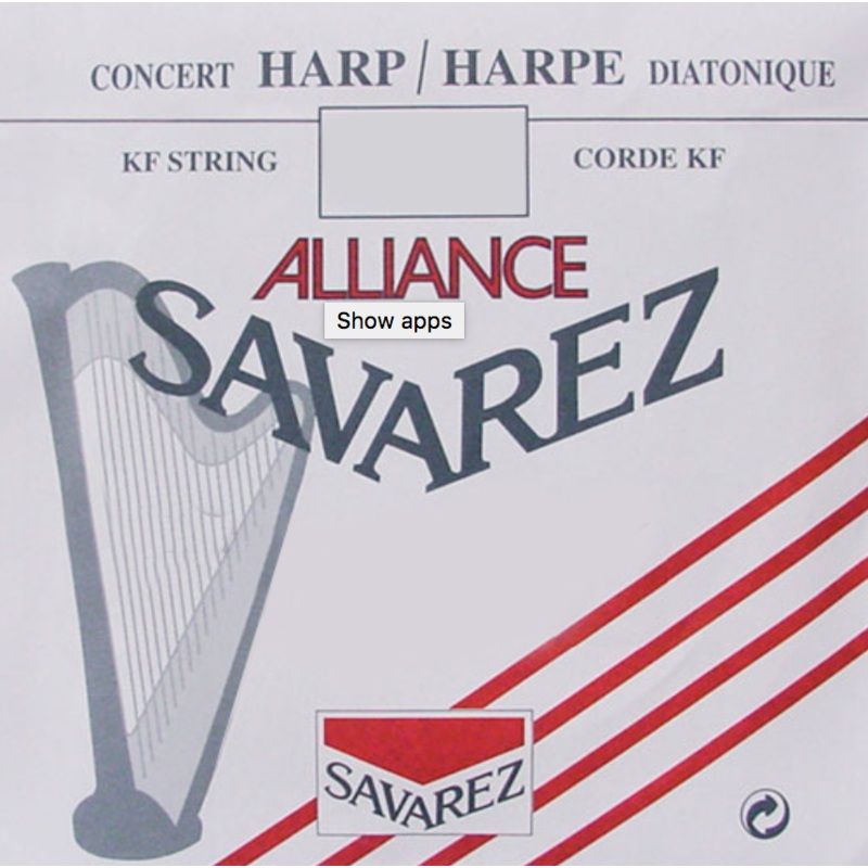 1st Octave B – Alliance Fluorocarbon KF HKA0 Harp String by Saverez – CAM6KFHC0