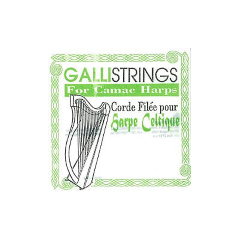 6th Octave E – Bass Wire Lever Harp String by Galli Strings – CAM6FCG32