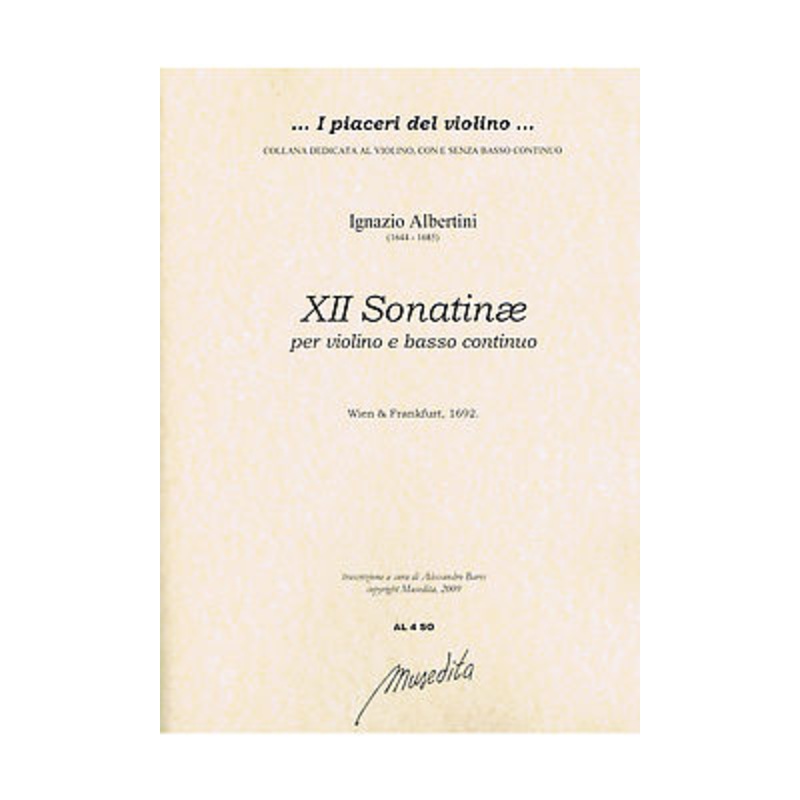 Albertini: 12 Sonatinas for Violin and Continuo