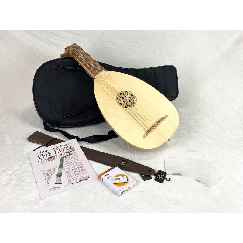 Bronze Lute Bundle – EMS Heritage 6 Course Renaissance Lute after Hieber